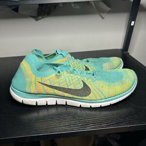 Nike Free 4.0 Flyknit Hyper Blue 717075-300 Men’s Size 14